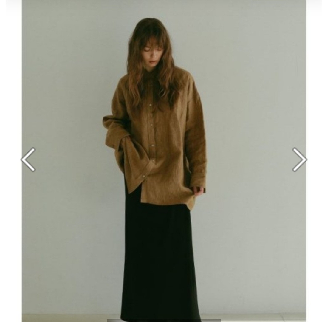 ETRE TOKYO(エトレトウキョウ)の2WAYシルエットリネンシャツ レディースのトップス(シャツ/ブラウス(長袖/七分))の商品写真
