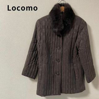 Locomo ロコモ レディース コート ラビットファー Mサイズ