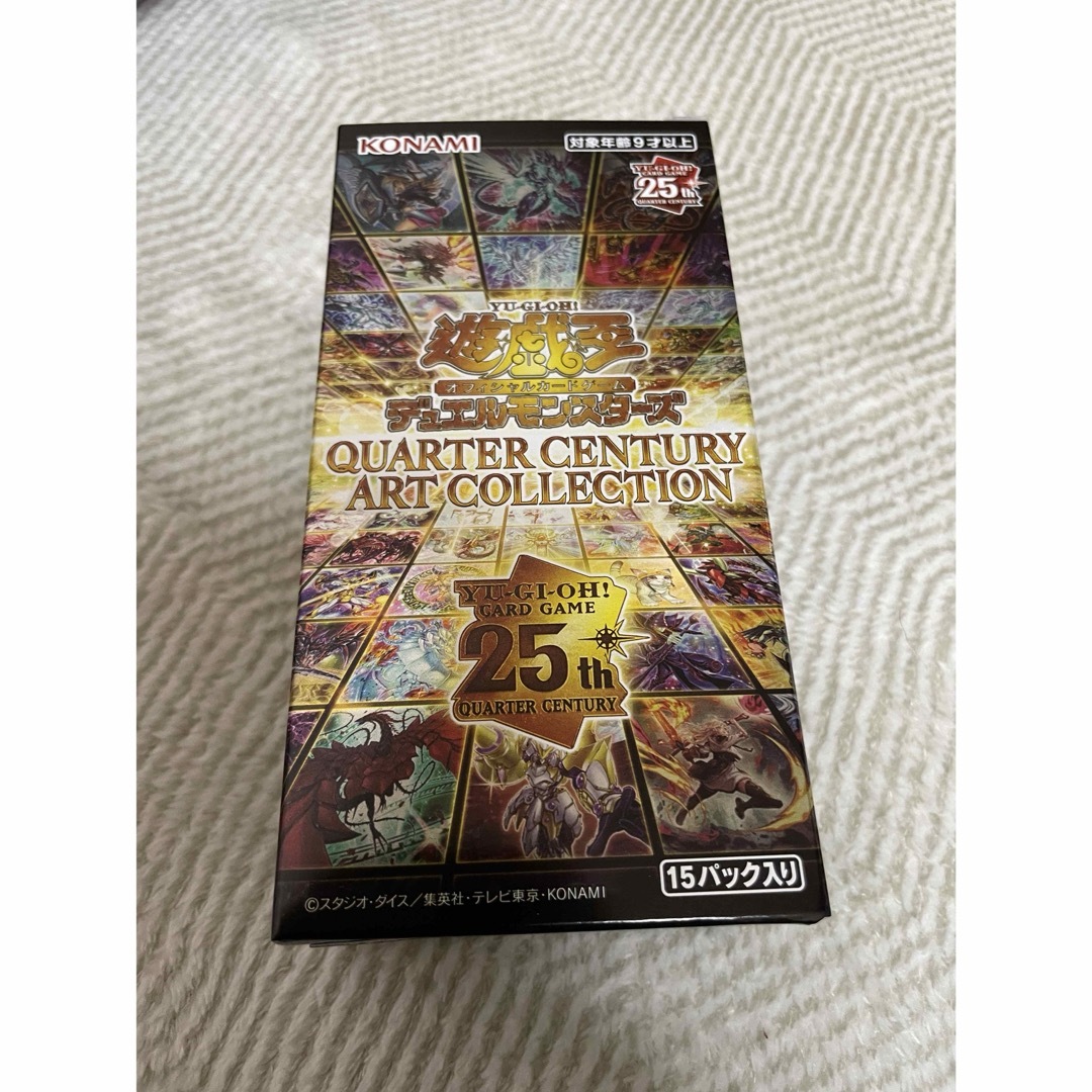 遊戯王(ユウギオウ)の遊戯王 クォーターセンチュリーアートコレクション シュリンクなし 1BOX エンタメ/ホビーのトレーディングカード(Box/デッキ/パック)の商品写真