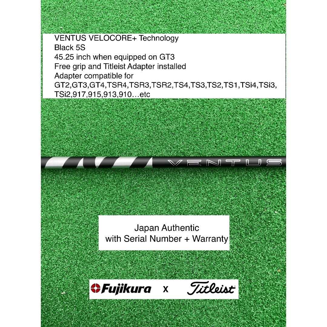 クラブ Fujikura - VENTUS VELOCORE+ BK Titleist 5S 46 inch