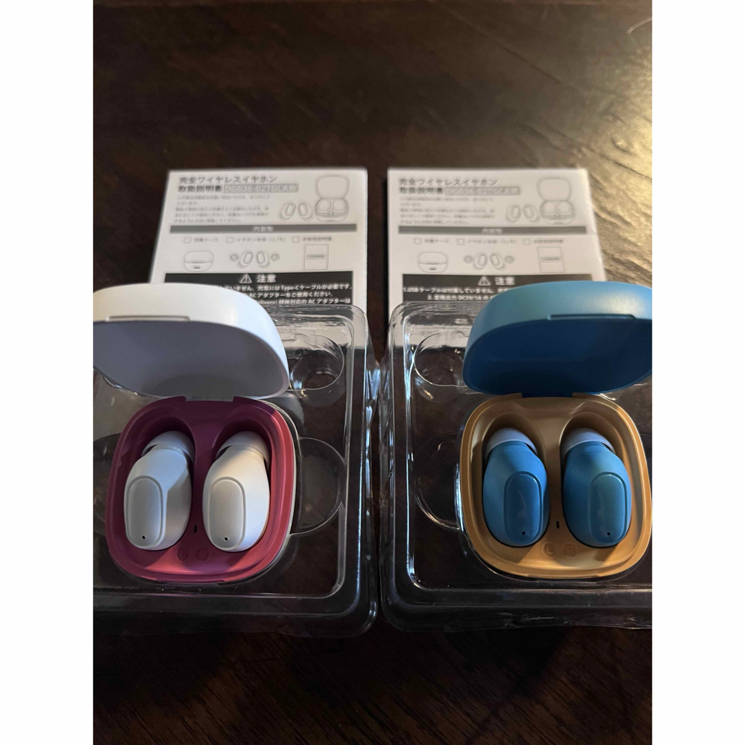 DAISO(ダイソー)の東京ガールズコレクション DAISOコラボ Bluetoothワイヤレスイヤホン スマホ/家電/カメラのオーディオ機器(ヘッドフォン/イヤフォン)の商品写真