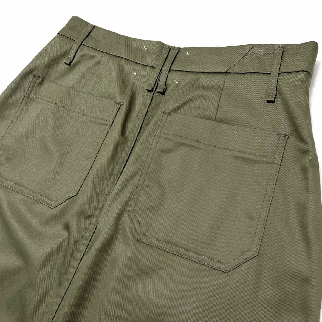 美品 UPPER HIGHTS IENA別注 ARMYベイカースカート Lサイズ IENAイエナUPPER HIGHTS 別注ARMYベイカースカート