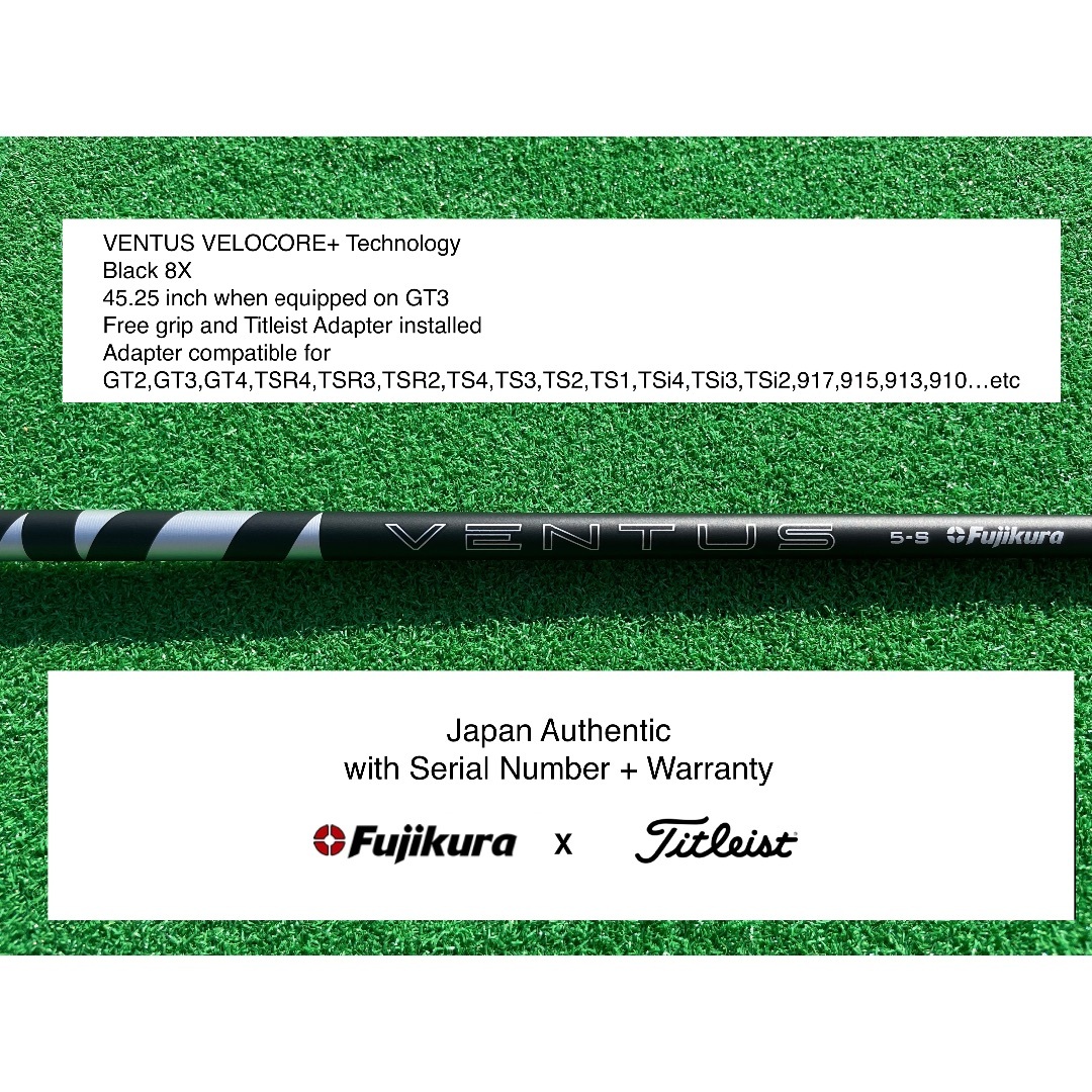 クラブ Fujikura - VENTUS VELOCORE+ BK Titleist 8X 45.5