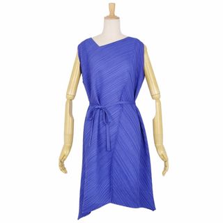 PLEATS PLEASE ISSEY MIYAKE(ワンピース ・ ブルー・ネイビー PLEATS PLEASE ISSEY MIYAKE(ワンピース ・ ブルー・ネイビー