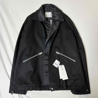 sacai - NIKE sacai ジップアップ ナイロン ボンバージャケット sacai - NIKE sacai ジップアップ ナイロン ボンバージャケット