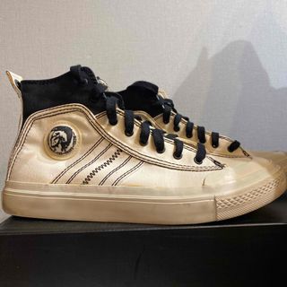 DIESEL - ディーゼル スニーカー ハイカット 26.5 レザー ジップ DIESEL - ディーゼル スニーカー ハイカット 26.5 レザー ジップ