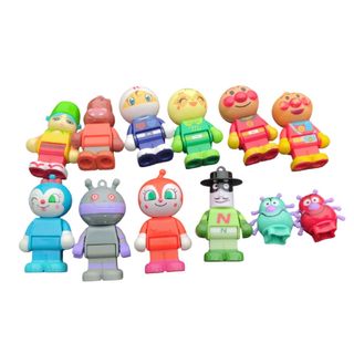 BANDAI - アンパンマンとみんなのおみせ たっぷりブロックDX お BANDAI - アンパンマンとみんなのおみせ たっぷりブロックDX お