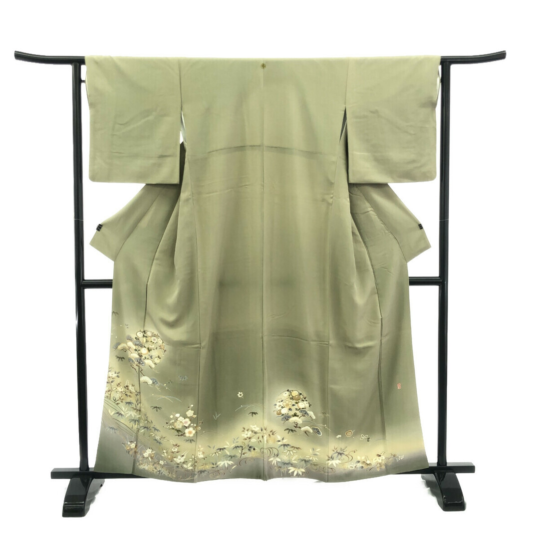 色留袖/作家物/美品/落款/仕立上がり/適応身長155~162㎝/10719 色留袖/作家物/美品/落款/仕立上がり/適応身長155~162㎝/10719
