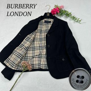 BURBERRY - 【美品】バーバリー 紺ブレ 金ボタン ホースロゴ BURBERRY - 【美品】バーバリー 紺ブレ 金ボタン ホースロゴ