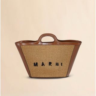MARNI - 美品 マルニ かごバッグ 台形 ハンドバッグ MARNI - 美品 マルニ かごバッグ 台形 ハンドバッグ