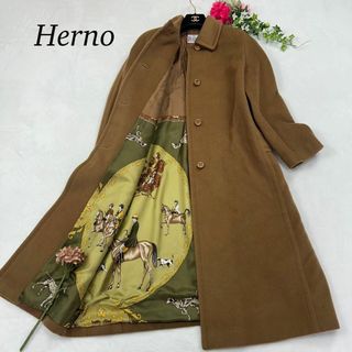 HERNO - イタリア製✨HERNO ヘルノ 花柄 コート 総柄 レディース HERNO - イタリア製✨HERNO ヘルノ 花柄 コート 総柄 レディース