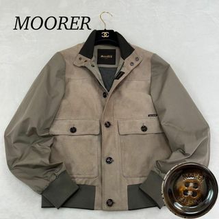 MooRER - 定38万MOORERムーレーKANT-KMUレザーコンビバルスター MooRER - 定38万MOORERムーレーKANT-KMUレザーコンビバルスター