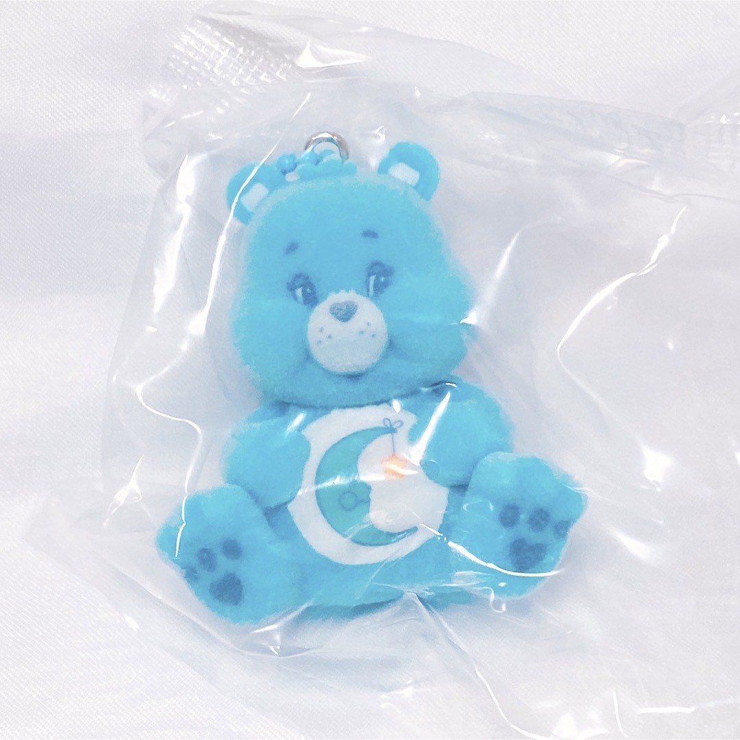 CareBears(ケアベア)のケアベア フロッキーフィギュアマスコット ベッドタイムベア 水色 ガチャ エンタメ/ホビーのおもちゃ/ぬいぐるみ(キャラクターグッズ)の商品写真