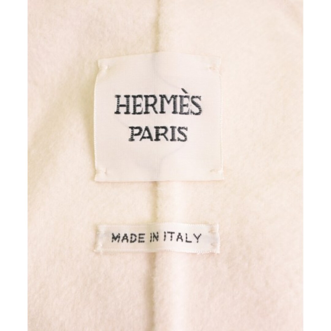 HERMES エルメス コート（その他） 茶 32(XXS位) 4103524D0135 HERMES - HERMES エルメス コート（その他） 32(XXS位) 白