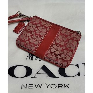 COACH - 新品未使用 コーチ リストレット ダブルジップ ポーチ COACH - 新品未使用 コーチ リストレット ダブルジップ ポーチ