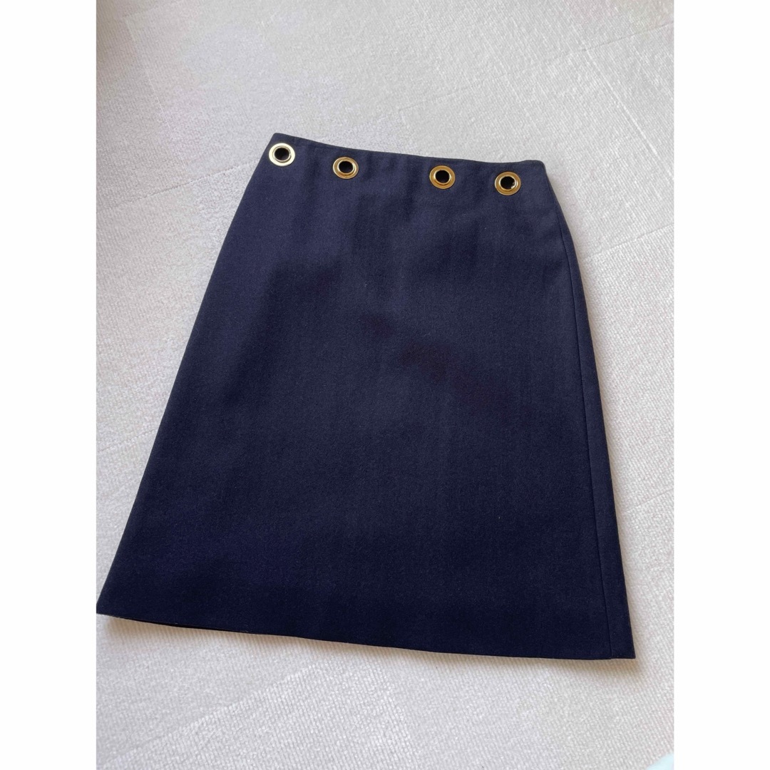 極美品】 CELINE(セリーヌ)ウールカシミヤ スカート 極美品】 CELINE(セリーヌ)ウールカシミヤ スカート