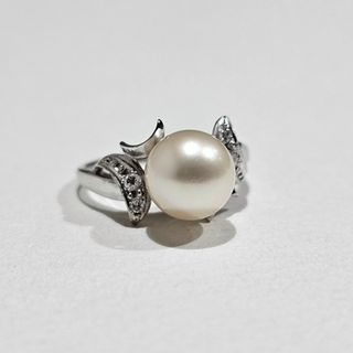 TASAKI - 1553 タサキパールダイヤリングK14WGホワイトゴールド TASAKI - 1553 タサキパールダイヤリングK14WGホワイトゴールド