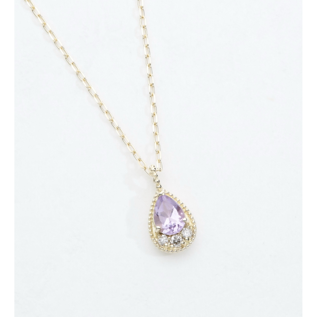 Jewel closet by L&Co K10ティアドロップ ネックレス