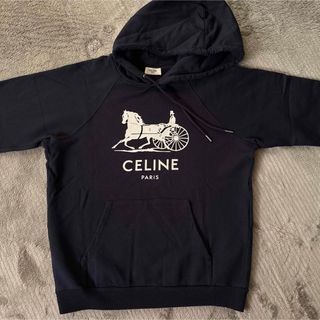 CELINE - 極美品【セリーヌ】トリオンフ カンガルーポケット付き CELINE - 極美品【セリーヌ】トリオンフ カンガルーポケット付き