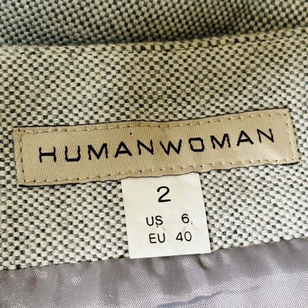 HUMAN WOMAN(ヒューマンウーマン)のHUMANWOMAN レディース セットアップス ーツスカート上下 【M】スーツ レディースのフォーマル/ドレス(スーツ)の商品写真