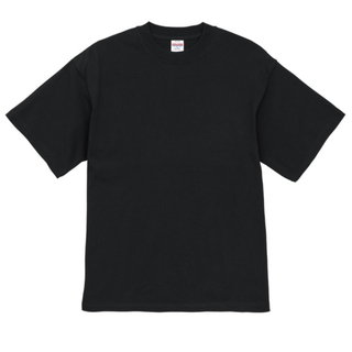 【L】8.2オンス オーガニックコットン Tシャツ ブラック(Tシャツ/カットソー(半袖/袖なし))