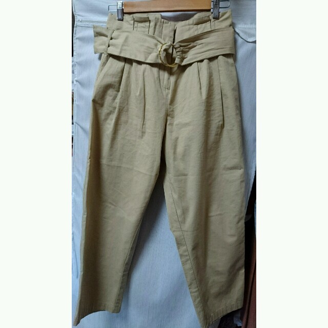 新品タグ付き】ZARA ザラ チノパンツ Sサイズ レディース ハイ