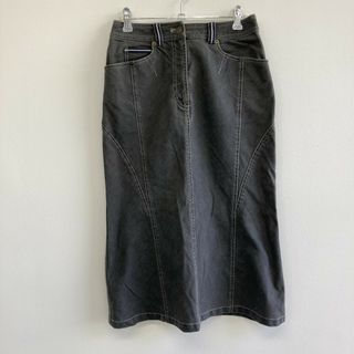 【ｍｃGREGOR】マックレガー　ブラック　64-91　デニムスカート　ミレモ丈　カジュアル　ボトムス(その他)