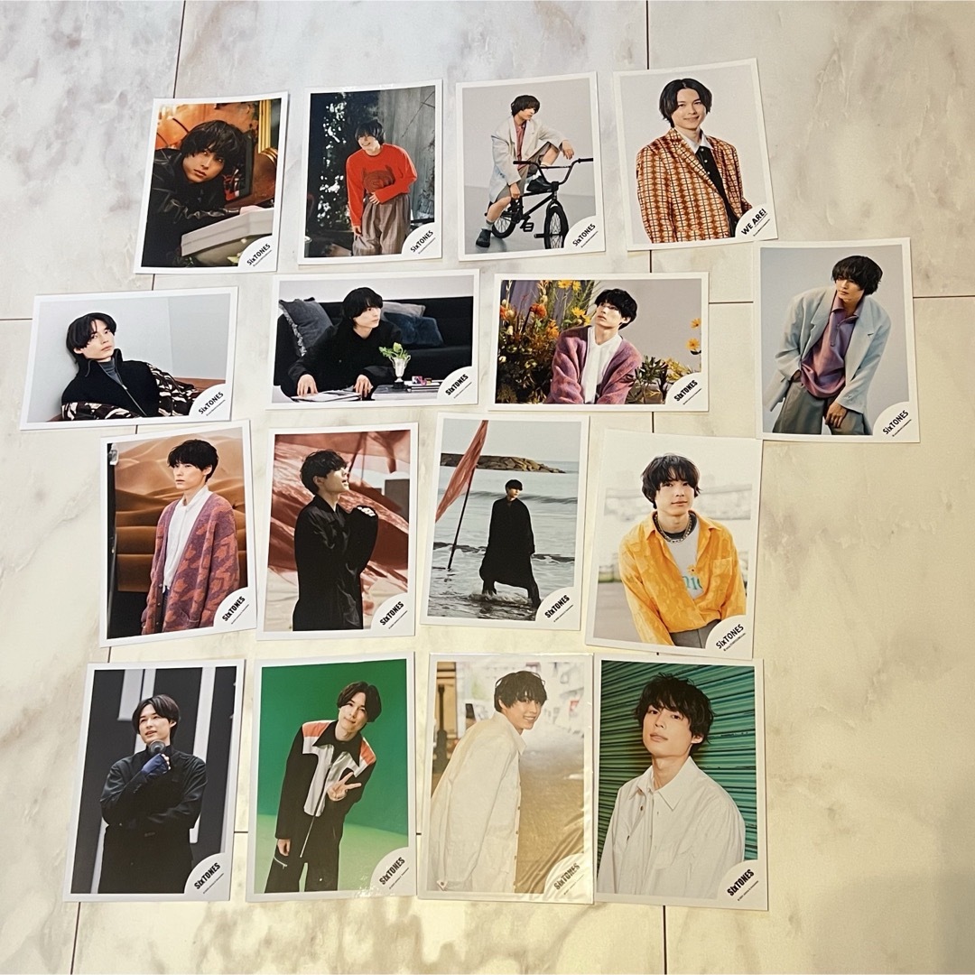 SixTONES(ストーンズ)のSixTONES 松村北斗 公式写真 まとめ売り 限定 オフショ フォトセ エンタメ/ホビーのタレントグッズ(アイドルグッズ)の商品写真