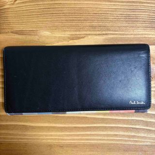 Paul Smith - ポールスミス 長財布 被せ ストライプ レイヤー Paul Smith - ポールスミス 長財布 被せ ストライプ レイヤー