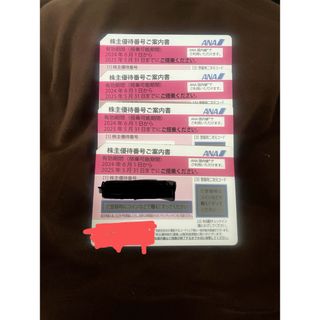ANA 株主優待券　4枚セット(航空券)