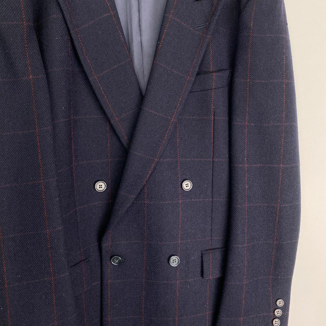 Paul Smith(ポールスミス)のポールスミス　カジュアルスーツ　ヴィンテージ　ダブル　チェック　ウール メンズのスーツ(セットアップ)の商品写真