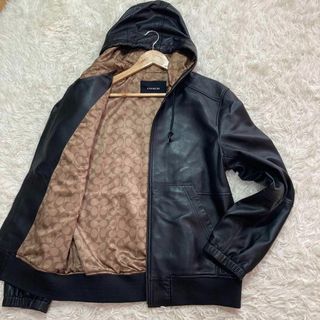 COACH - ☆定価176000円☆コーチ レザージャケット シングル COACH - ☆定価176000円☆コーチ レザージャケット シングル