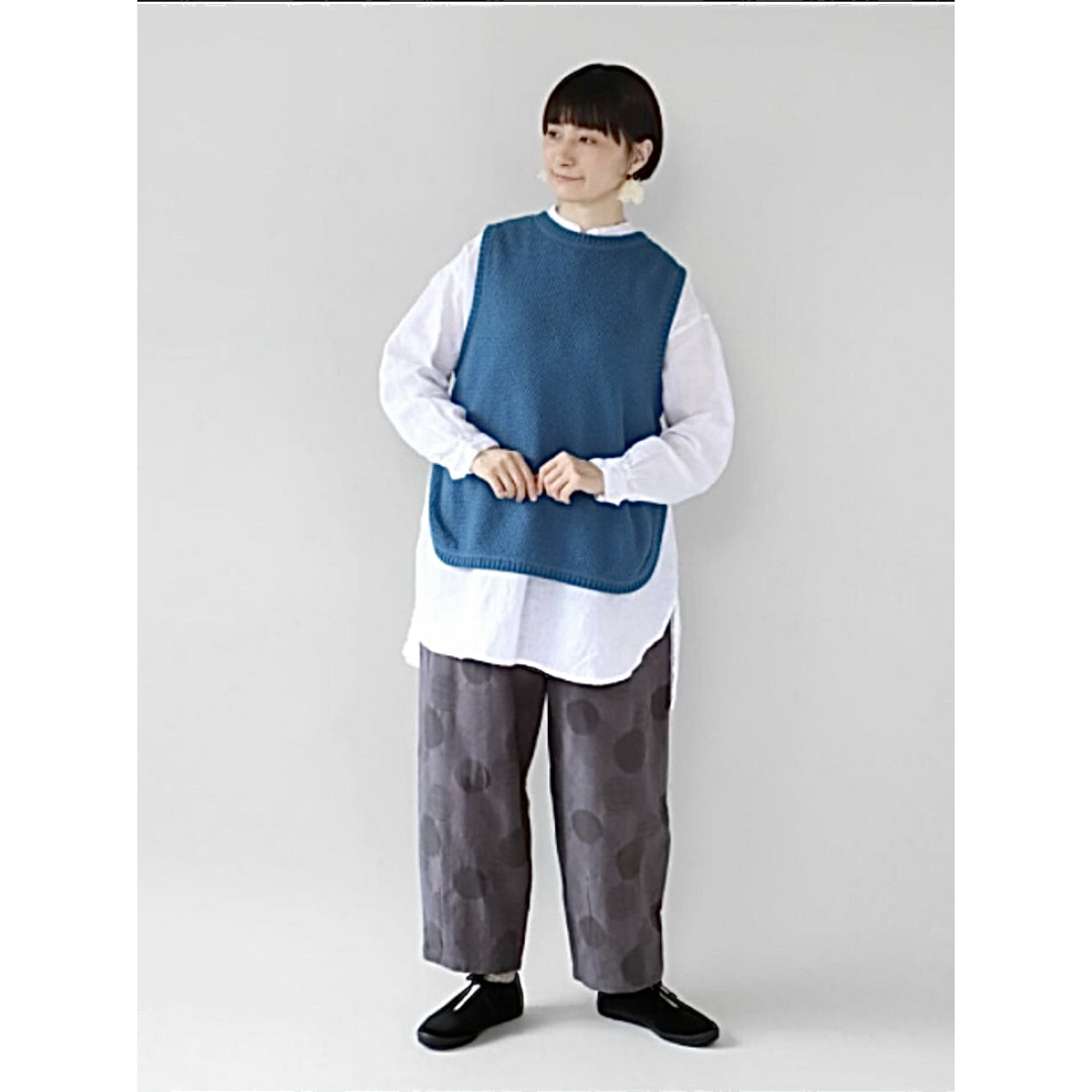 お値下げ【新品】mumokuteki ムモクテキ チュニック　フレンチリネン レディースのトップス(チュニック)の商品写真