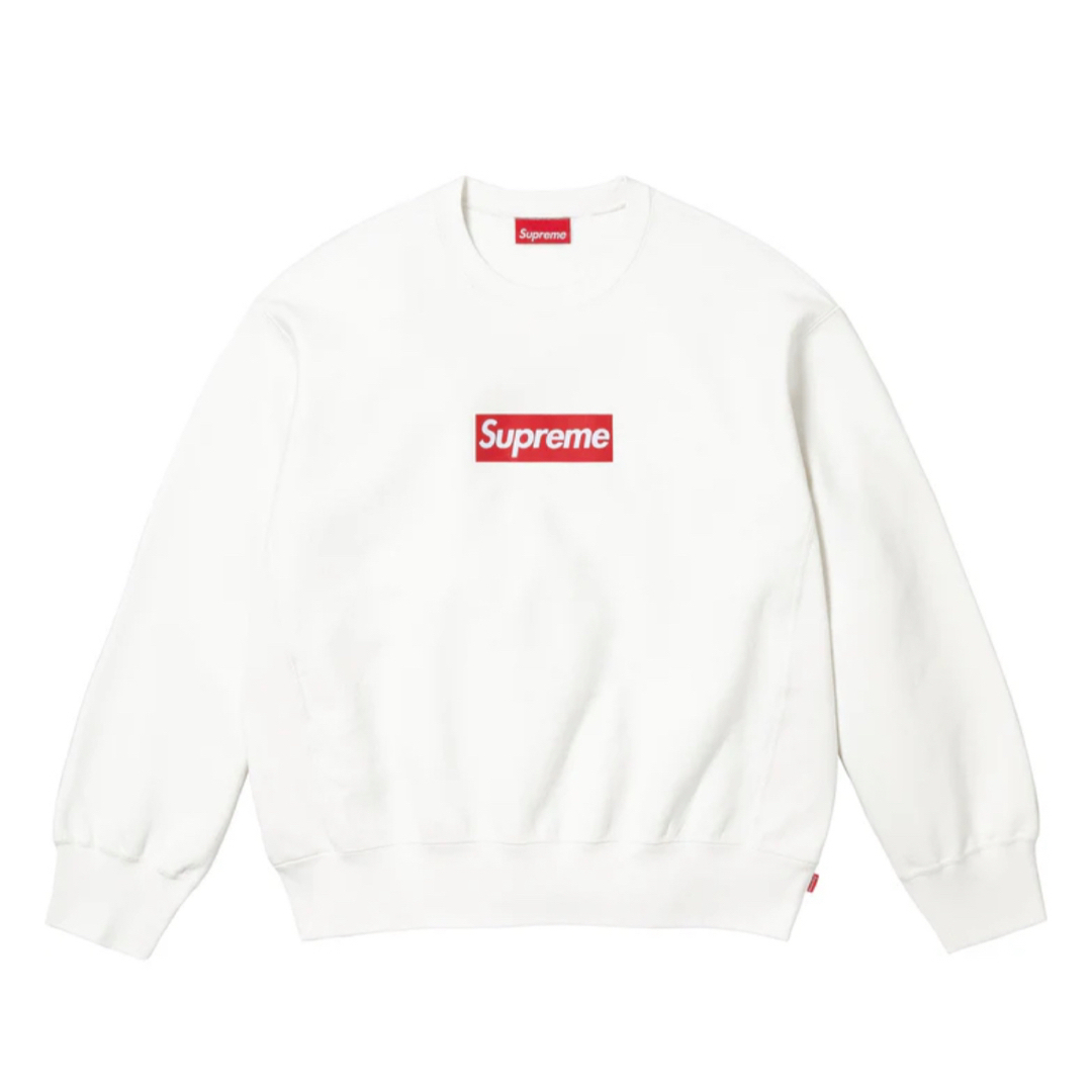 Supreme(シュプリーム)のM Supreme Washed Box Logo Crewneck white メンズのトップス(スウェット)の商品写真