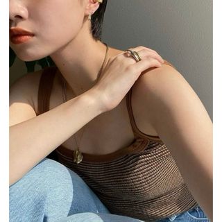 FUMIKA_UCHIDA - ☆fumika uchida☆ガータータンクトップの通販 FUMIKA_UCHIDA - ☆fumika uchida☆ガータータンクトップの通販