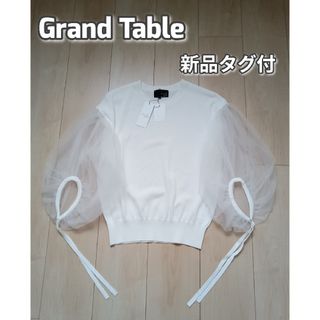SCOT CLUB - 可愛い 春 ロゴニット ブルー 新品タグ付き SCOT CLUB - 可愛い 春 ロゴニット ブルー 新品タグ付き