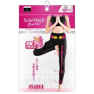 【新品・未使用】スリムウォーク ビューアクティ (Beau-Acty) L (レギンス/スパッツ)