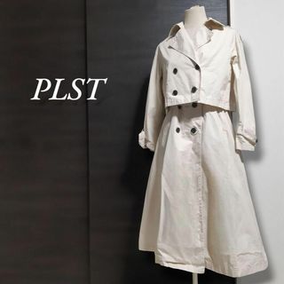 PLST - ☆【美品】PLSTショートトレンチコート☆の通販 by りん PLST - ☆【美品】PLSTショートトレンチコート☆の通販 by りん