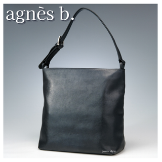 アニエスベー(agnes b.)の✨美品・希少✨　アニエスべー　レディース　メンズ　トートバッグ　レザー　ブラック(トートバッグ)