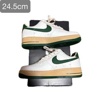 ナイキ(NIKE)のナイキ ウィメンズ エアフォース1 ロー グリーン アンド モスリン24.5CM(スニーカー)