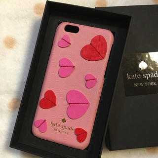 ケイトスペードニューヨーク(kate spade new york)のケイトスペード ハート iphone6/6sカバー(iPhoneケース)