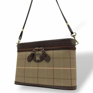 BURBERRY - バーバリー 2way ショルダー ネイビー レザー ノバ BURBERRY - バーバリー 2way ショルダー ネイビー レザー ノバ