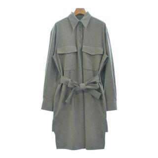 エムエムシックス(MM6)のMM6 エムエムシックス シャツワンピース 42(M位) グレー 【古着】【中古】(その他)