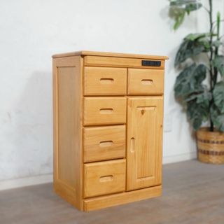 送料無料【新品】シンプルスタイル キッチンカウンター　キッチン収納(キッチン収納)