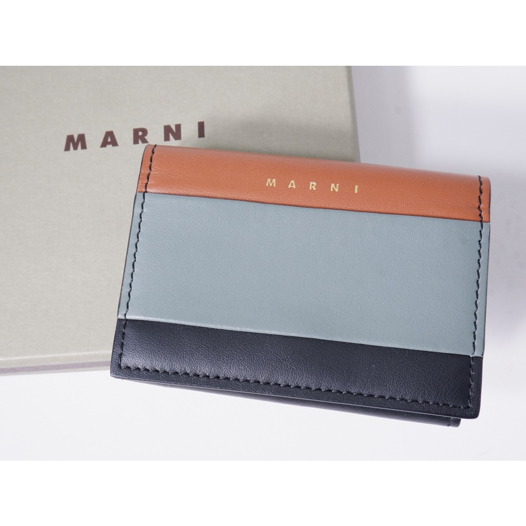 MARNI - MARNIマルニ PFMOW01L00LV589 三つ折り財布 美品【-】【LZCA76911】