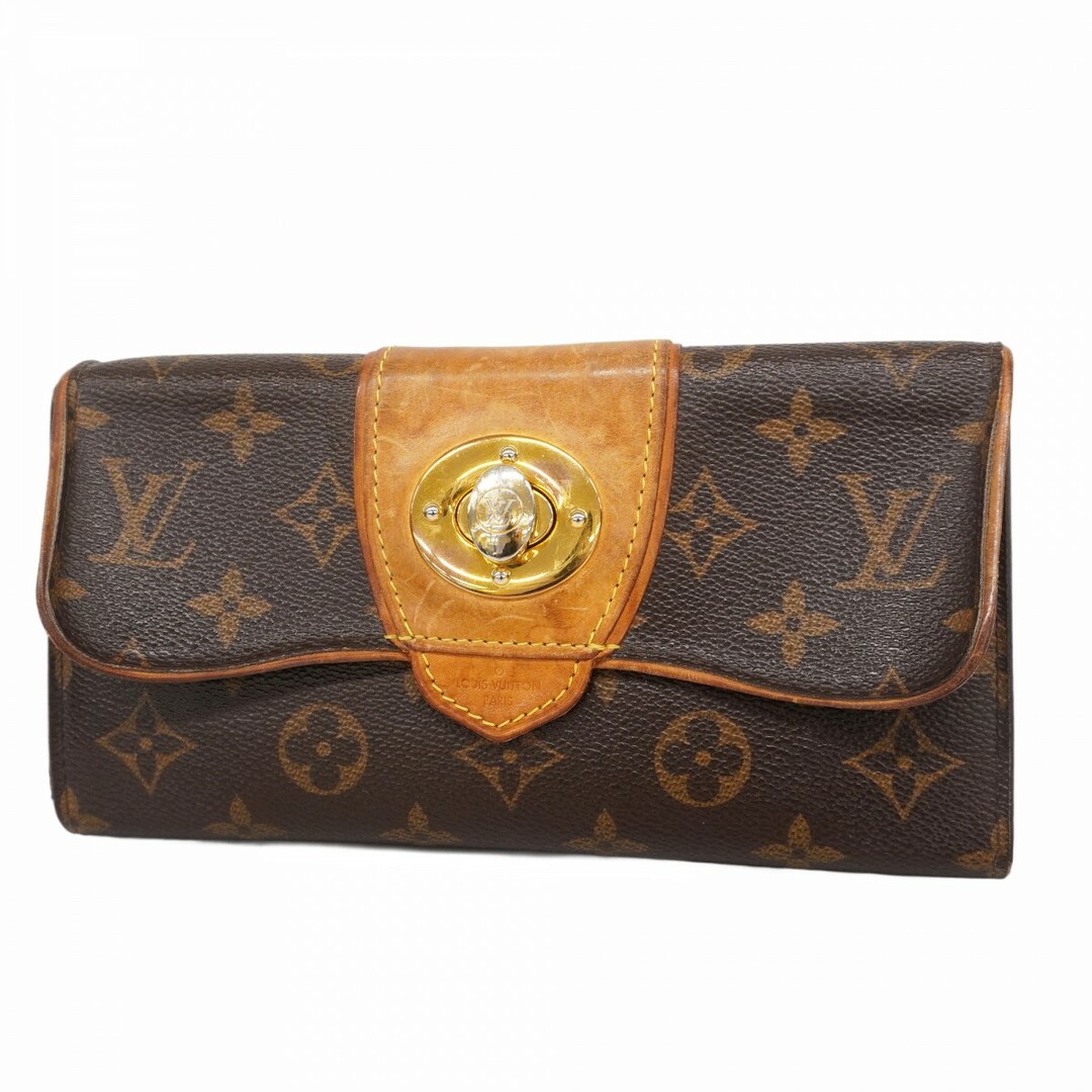 LOUIS VUITTON - ★SALE【5cc2694】ルイヴィトン 長財布 モノグラム ポルトフォイユボエシ M63220 ブラウン【中古】レディース