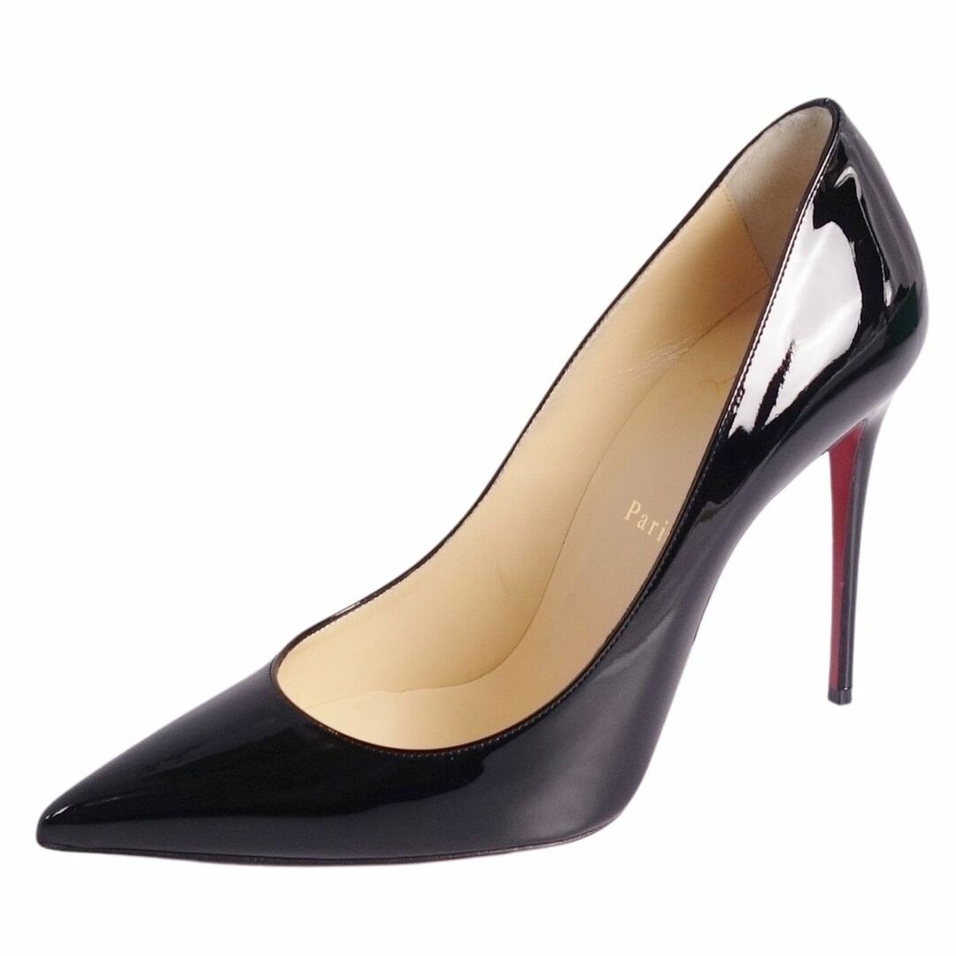 Christian Louboutin - 美品 クリスチャンルブタン Christian Louboutin パンプス エナメルレザー シューズ 靴 レディース 39(26cm) ブラック