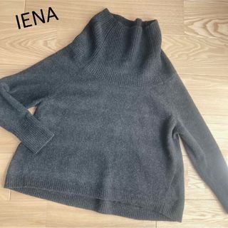 イエナ(IENA)のIENA カシミヤ混 プルオーバー タートルネック ニット トップス オフショル(ニット/セーター)