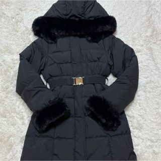 美品 VALENZA バレンザ レディース ダウンコート お洒落 黒 美品 VALENZA バレンザ レディース ダウンコート お洒落 黒