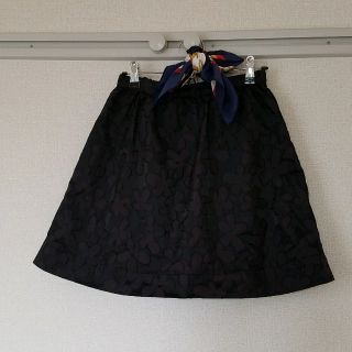 ジルバイジルスチュアート(JILL by JILLSTUART)のJILLSTUART♡フラワージャガードサテンSK(ミニスカート)